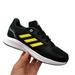 Adidas Shoes | Adidas Runfalcon Youth Boys Sneakers Size 3 Black Yellow Lace Up Running Shoes | Color: Black/Yellow | Size: 3b