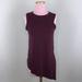 Athleta Tops | Athleta Cloudlight Asymmetrical Side Tie Longline Currant Tank Top Small Tall | Color: Purple | Size: Small/Tall