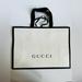 Gucci Bags | Authentic Gucci White And Black Xl Gift Shopping Bag Brand New | Color: Black/White | Size: Os