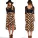 Free People Dresses | Free People Lonesome Dove Dress In Crochet Black Combo Size 8 | Color: Black/Yellow | Size: 8