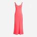 J. Crew Dresses | Jcrew Petite Gwyneth V-Neck Slip Dress In Cupro Blend | Color: Orange | Size: 12p