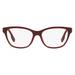 Burberry Accessories | Burberry Designer Auden Bordeaux Eyeglasses Made In Italy | Color: Red | Size: Os
