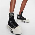 Converse Shoes | New Converse X Drkshdw Dbl Drkstar Rick Owens Chuck 70 Shoes | Color: Black/Cream | Size: 5.5