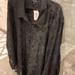 Torrid Tops | Beautiful Torrid Clip Chiffon Long Sleeve Shirt. Beautiful With Black Cami. Sz 6 | Color: Black | Size: Torrid 6