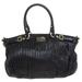 Coach Bags | Coach Madison Midnight Deep Blue Gathered Leather Lindsey Satchel Shoulder Bag | Color: Blue | Size: Os