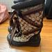 Coach Shoes | Chocolate Brown Coach Boots | Color: Brown | Size: 9