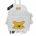 Disney Bags | Disney Pooh Perforated Mini Backpack | Color: White | Size: Os