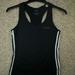 Adidas Tops | Adidas Women Small Black White Tank Top Athletic Run Climalite Pullover Stretch | Color: Black | Size: S