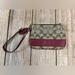 Coach Bags | Coach Wristlet Small Wallet Tan & Burgundy | Color: Tan | Size: Os