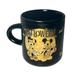 Disney Dining | Disney Parks Halloween Small Mug Mickey Minnie Mouse Black Gold Mini 2.5" | Color: Black/Gold | Size: Os