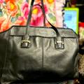 Coach Bags | Coach Taylor Leather Alexis Carryall Bag Silver Hardware Silver Leather Black | Color: Black/Silver | Size: Os
