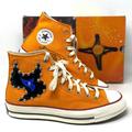 Converse Shoes | Converse X Come Tees Chuck 70 Shoes Sun Orange Canvas Men Sneakers High A01762c | Color: Black/Orange | Size: 9.5