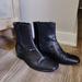 Gucci Shoes | Black Gucci Silver Horsebit Boots | Color: Black | Size: 6