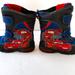 Disney Shoes | Disney Cars 2 Boots Lightning Mcqueen Mater Winter Snow Size 10 | Color: Black/Blue | Size: 10b