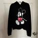 Disney Tops | Disney Mickey Mouse Black, Red, & White Sweatshirt Hoodie Size Small | Color: Black/Red | Size: S