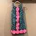 Lilly Pulitzer Dresses | Guc Lilly Pulitzer Shift Dress Sz 8 | Color: Green/Pink | Size: 8