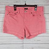 J. Crew Shorts | J. Crew Bubble Gum Pink Stretch Chino Jean Denim Shorts Women's Size 8 32x3.5 | Color: Pink | Size: 8