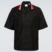 Burberry Shirts | Burberry Dress Shirt | Medium | Black + Logo Collar | Like New | Color: Black/Red | Size: M