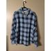 Levi's Shirts | Levi’s Silvertab Flannel Men's Size M Oversized Long Sleeve Button Shirt Blue | Color: Blue/Red/Silver | Size: M