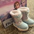 Disney Shoes | Frozen Snow Boots | Color: Blue/Purple | Size: 6bb
