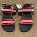 The North Face Shoes | New Nib The North Face Skeena Sport Sandal Red Black Mens Size 11 | Color: Blue/Red | Size: 11