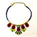 J. Crew Jewelry | J.Crew Statement Necklace | Color: Blue/Red | Size: Os