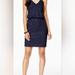 Jessica Simpson Dresses | Jessica Simpson ~Blue Sparkle Halter Knee Dress, New With Tags. | Color: Blue | Size: 10