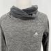 Adidas Tops | Adidas Women's Sweatshirt L Large Marled Gray Cowl Neck Pullover | Color: Gray | Size: L