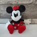 Disney Holiday | Disney 10" Plush Minnie Mouse | Color: Black/Red | Size: 10"