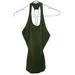 Free People Tops | Free People Movement Womens S Green Sleeveless Strappy Athletic Halter Tank Top | Color: Green | Size: S