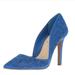 Jessica Simpson Shoes | Jessica Simpson Perforated Suede Heels 10 | Color: Blue | Size: 10