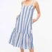 J. Crew Dresses | Jw Crew Summer Sleeveless Lined Sundress With Pockets Nwt | Color: Blue/Silver | Size: Xxs