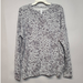 Athleta Tops | Athleta Studio To Street Splatter Sweatshirt Medium | Color: Gray | Size: M