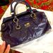 Coach Bags | Beautiful Coach Purple Crinkled, Patent Leather Satchel. In New Condition. | Color: Purple | Size: Os