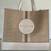 Coach Bags | Dempsey Tote 40 In Signature Jacquard With Stripe And Coach Patch. | Color: Cream | Size: Os