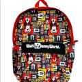 Disney Accessories | Disney Parks Official Mickey Mouse Backpack | Color: Black/Red | Size: Os