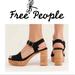Free People Shoes | Free People New Brooke Platform Heel Sandal 41 | Color: Black | Size: 10.5