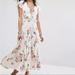 Free People Dresses | Free People All I Got Floral Printed Maxi Dress, Size 0 | Color: Pink/White | Size: 0