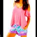 Lilly Pulitzer Tops | Lilly Pulitzer Hot Pink Aruna Top. | Color: Pink | Size: L