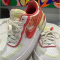 Nike Shoes | Nike White/Orange Air Force 1 Low Shadow Sneakers | Classic Sports Style | Color: White | Size: 6.5