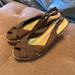 American Eagle Outfitters Shoes | American Eagle Wedge Sandals | Color: Brown | Size: 7.5