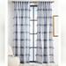 Anthropologie Accents | Anthropologie Woven Indie Curtain Panel - Navy Blue/Grey | Color: Blue/White | Size: Os