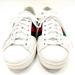 Gucci Shoes | Authentic Gucci Ace Leather Low Trainers | Color: Gold/Red/White | Size: Women’s 7 - Men’s 5.5