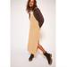 Free People Dresses | Free People Beach Claudia Ribbed Midi Sweater Dress | Color: Tan | Size: Xs