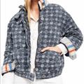 Free People Jackets & Coats | Free People Mackenzie Jacket Quilted Bomber Jacket | Color: Blue | Size: M