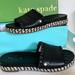 Kate Spade Shoes | Kate Spade Ruffle Espadrille Zahara Sandals In Box | Color: Black | Size: 7.5