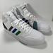 Adidas Shoes | Adidas Men's 11.5 Hoops 3.0 Mid Basketball Shoe White/Green/Team Royal Blue | Color: White | Size: 11.5