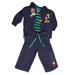 Disney Matching Sets | Disney Mickey Mouse Sporty Basketball Blue & Green Striped 3 Piece Outfit 24m | Color: Blue/Green | Size: 24mb