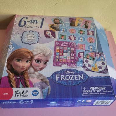 Disney Toys | Disney Frozen Games Matching And Four In A Row | Color: Blue/Purple | Size: Osg