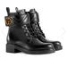 Gucci Shoes | Gucci Ankle Boot With Double G - Matelasse Leather - Like New | Color: Black/Gold | Size: 8